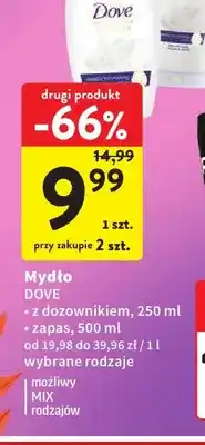 Intermarche Mydło z dozownikiem Dove oferta