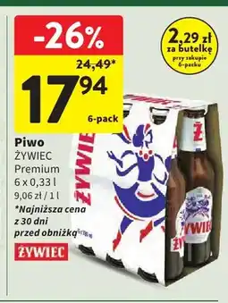 Intermarche Piwo Żywiec Premium 6-pak oferta