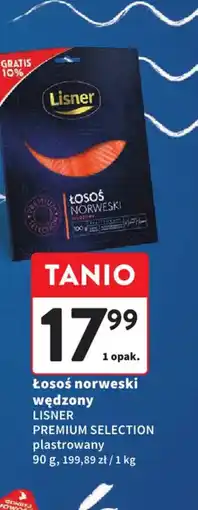 Intermarche Łosoś norweski wędzony oferta