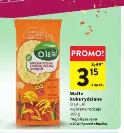 Intermarche Wafle kukurydziane O la la! oferta
