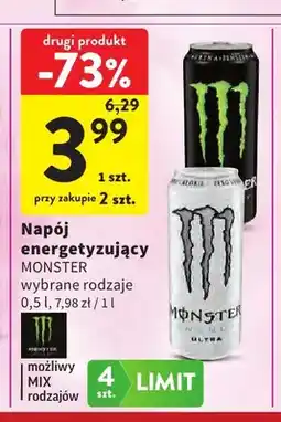 Intermarche Napój energetyzujący Monster oferta