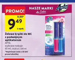 Intermarche Żelowe krążki do WC z podwójnym aplikatorem Apta oferta