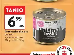 Intermarche Przekąska dla psa Uniszki oferta