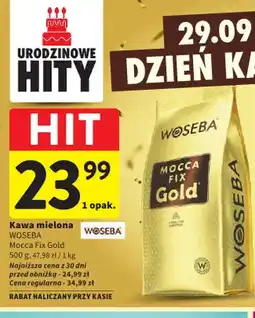 Intermarche Kawa mielona Woseba Mocca Fix Gold oferta