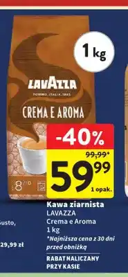 Intermarche Kawa ziarnista Lavazza Crema e Aroma oferta