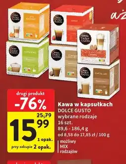 Intermarche Kawa w kapsułkach Dolce Gusto oferta