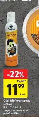 Intermarche Olej rzepakowy Airfryer spray Maeva oferta