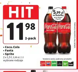 Intermarche Napój gazowany Coca-Cola 2-pak oferta