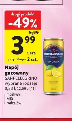 Intermarche Napój gazowany Sanpellegrino oferta