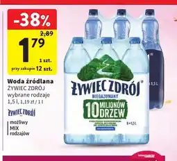 Intermarche Woda źródlana Żywiec Zdrój oferta