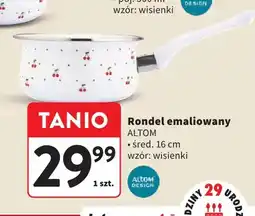 Intermarche Rondel emaliowany 16 cm Altom oferta
