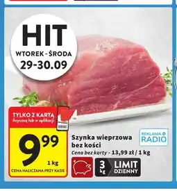 Intermarche Szynka wieprzowa bez kości oferta