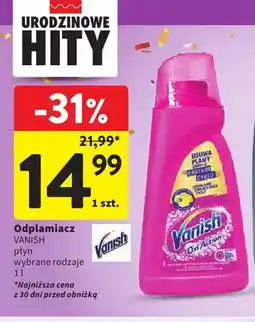 Intermarche Odplamiacz Vanish płyn oferta