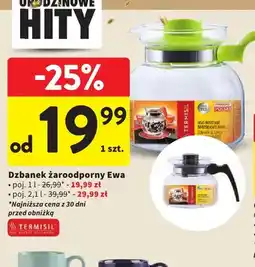 Intermarche Dzbanek żaroodporny Ewa 1 l Termisil oferta