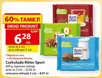 Auchan Czekolada Ritter Sport oferta