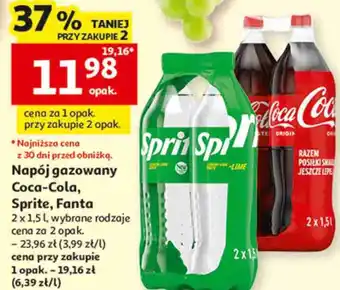 Napój gazowany Coca-Cola, Sprite, Fanta