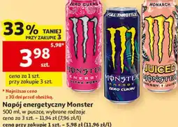 Auchan Napój energetyczny Monster oferta