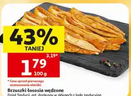Auchan Brzuszki łososia wędzone oferta
