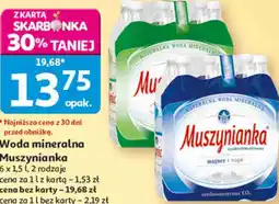 Auchan Woda mineralna Muszynianka oferta