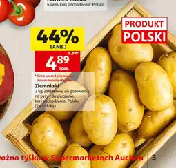 Auchan Ziemniaki sałatkowe, do gotowania, na pyzy i do pieczenia oferta