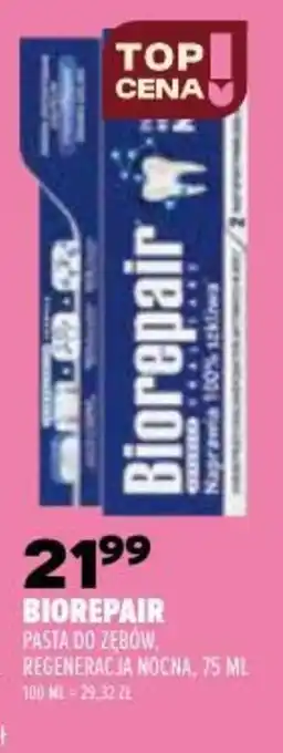 Biorepair Pasta do zębów, regeneracja nocna