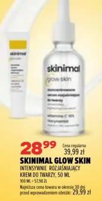 Drogerie Natura Skinimal Glow Skin Intensywnie Rozjaśniający Krem do Twarzy oferta