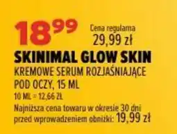 Drogerie Natura Skinimal Glow Skin Kremowe Serum Rozjaśniające Pod Oczy oferta