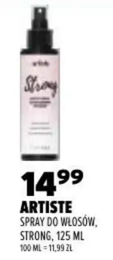 Drogerie Natura Artiste Spray do włosów, Strong oferta