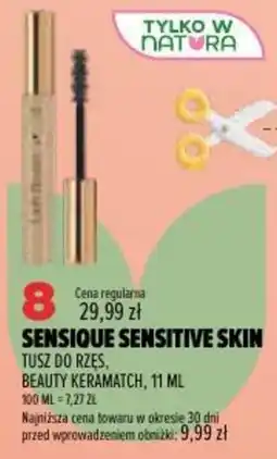 Drogerie Natura Sensique sensitive skin tusz do rzęs, beauty keramatch oferta