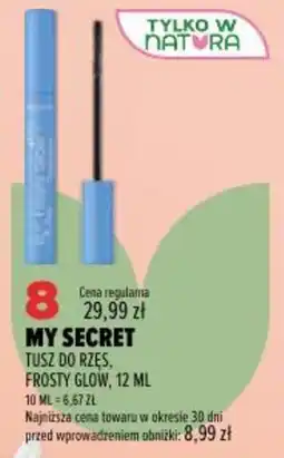 Drogerie Natura My Secret Tusz do rzęs, Frosty Glow oferta