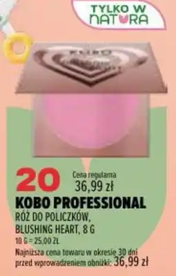 Drogerie Natura Kobo Professional Róż do policzków, Blushing Heart oferta