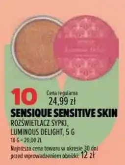 Drogerie Natura SENSIQUE SENSITIVE SKIN ROZŚWIETLACZ SYPKI, LUMINOUS DELIGHT oferta