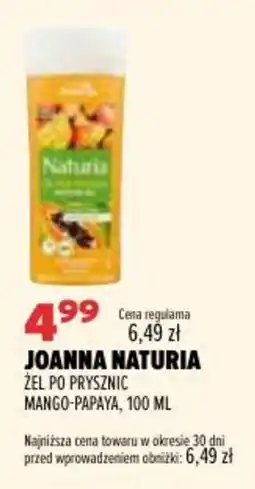 Drogerie Natura Joanna Natura Żel po prysznic Mango-Papaya oferta