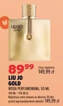 Drogerie Natura LIU JO GOLD oferta