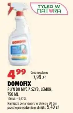 Drogerie Natura DOMOFIX PŁYN DO MYCIA SZYB, LEMON oferta