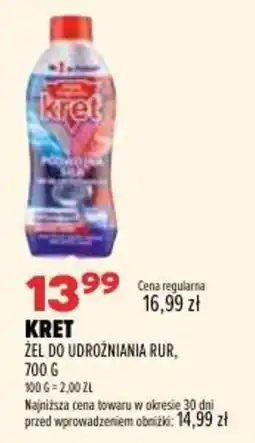 Drogerie Natura Żel do udrożniania rur Kret oferta