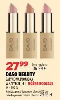 Drogerie Natura DASO BEAUTY Satynowa Pomadka oferta