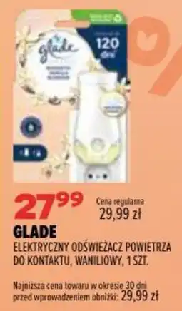 Drogerie Natura Glade Elektryczny Odświeżacz Powietrza Do Kontaktu, Waniliowy oferta