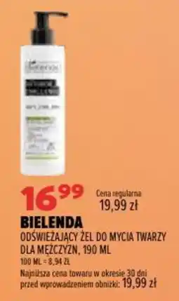 Drogerie Natura Bielenda Odświeżający Żel do Mycia Twarzy dla Mężczyzn oferta