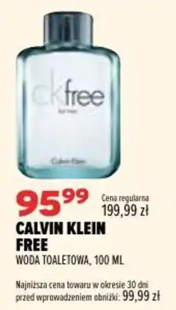Drogerie Natura Calvin Klein Free Woda Toaletowa oferta