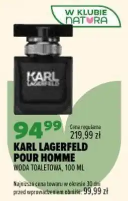 Drogerie Natura Karl Lagerfeld Pour Homme Woda Toaletowa oferta