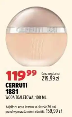 Drogerie Natura Cerruti 181 Woda Toaletowa oferta