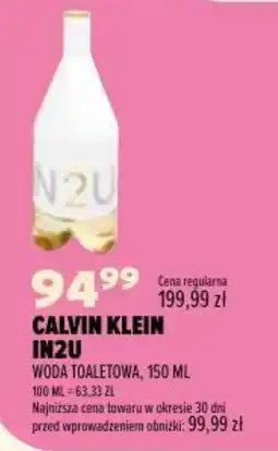 Drogerie Natura Calvin Klein In2U Woda Toaletowa oferta