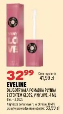 Drogerie Natura Eveline Długotrwała Pomadka Płynna z Efektem Gloss, Vinylove oferta