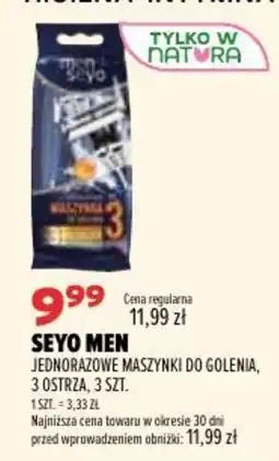 Drogerie Natura SEYO MEN JEDNORAZOWE MASZYNIKI DO GOLENIA oferta