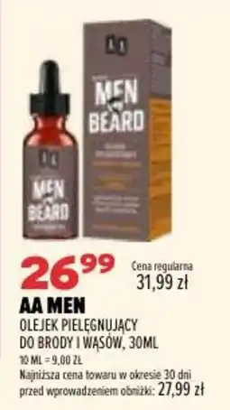 Drogerie Natura AA MEN OLEJEK PIELEGNUJACY DO BRODY I WASOW oferta