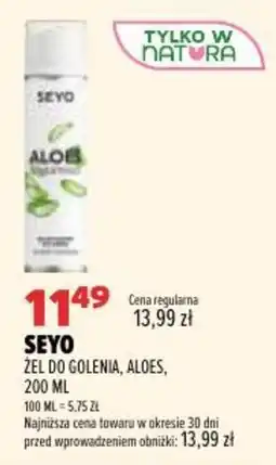 Drogerie Natura SEYO ŻEL DO GOLEНИA, ALOES oferta