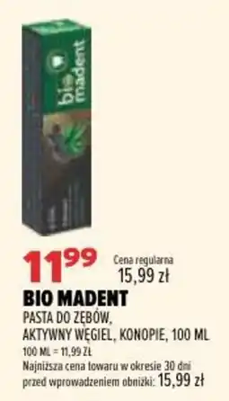 Drogerie Natura Bio Madent Pasta do zębów oferta
