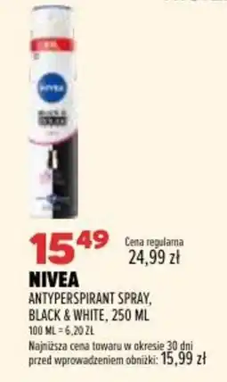 Drogerie Natura NIVEA Antyperspirant Spray, Black & White oferta