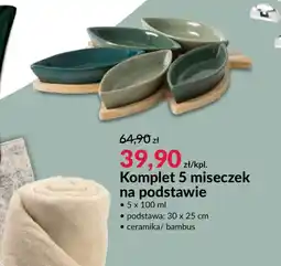 Agata Meble Komplet 5 miseczek na podstawie oferta